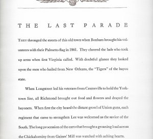 The Last Parade 