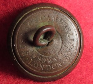 Confederate Script Infantry Coat Button