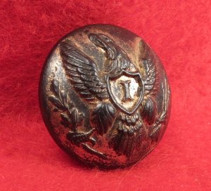 Federal Infantry Coat Button