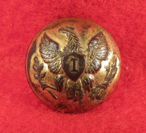 Federal Infantry Coat Button