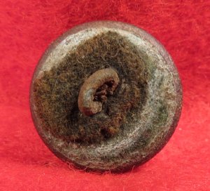 Federal General Service Eagle Coat Button with Coat Remnant