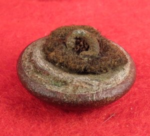 Federal General Service Eagle Coat Button with Coat Remnant