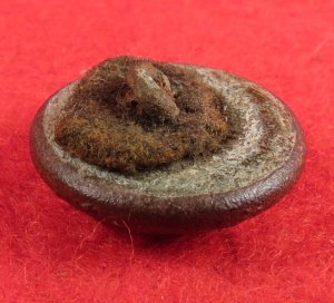 Federal General Service Eagle Coat Button with Coat Remnant