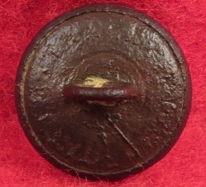 Confederate "Script" Cavalry Cuff Button