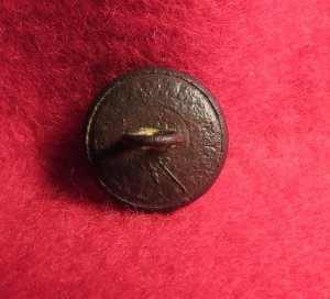 Confederate "Script" Cavalry Cuff Button