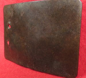 Confederate "Clip Corner" Belt Buckle with Field Modification
