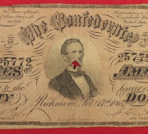 Confederate Fifty Dollar Note