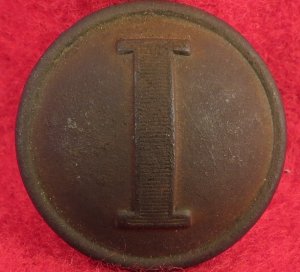 Confederate Lined Infantry Coat Button