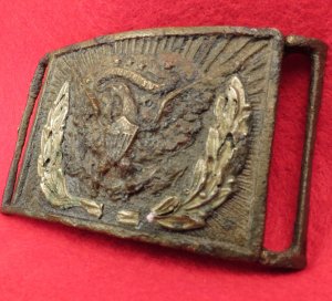 Federal Sword Belt Buckle With Keeper - Water Find