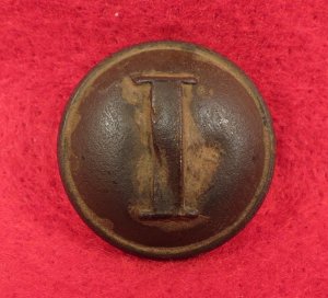 Confederate Infantry Coat Button - Stippled "I"