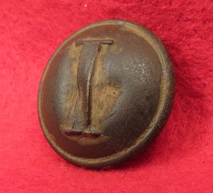 Confederate Infantry Coat Button - Stippled "I"