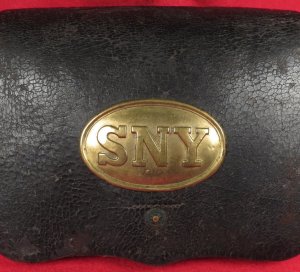 ON SALE - Pattern 1864 State of New York Militia Cartridge Box