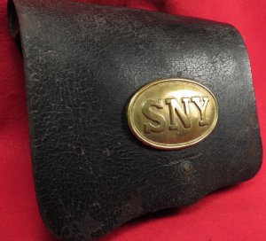 ON SALE - Pattern 1864 State of New York Militia Cartridge Box