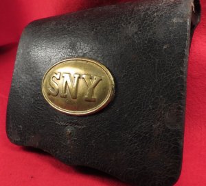 ON SALE - Pattern 1864 State of New York Militia Cartridge Box