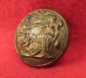 New York Militia Coat Button