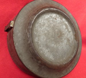 Confederate Tin Drum Canteen - Etched Initials
