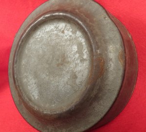 Confederate Tin Drum Canteen - Etched Initials