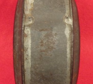 Confederate Tin Drum Canteen - Etched Initials