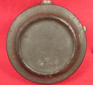 Confederate Tin Drum Canteen - Etched Initials