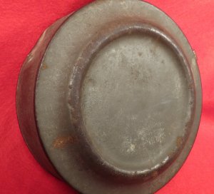 Confederate Tin Drum Canteen - Etched Initials
