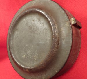 Confederate Tin Drum Canteen - Etched Initials