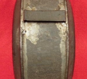 Confederate Tin Drum Canteen - Etched Initials