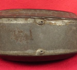 Confederate Tin Drum Canteen - Etched Initials