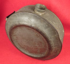 Confederate Tin Drum Canteen - Etched Initials