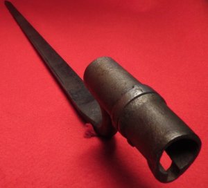 .58 Caliber US Model 1855 Socket Bayonet - Marked "US"