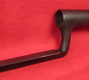 US Model 1819 Hall Rifle Bayonet - Marked "US" / "SN"