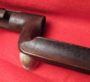 US Model 1819 Hall Rifle Bayonet - Marked "US" / "SN"