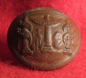 Georgia State Seal Coat Button