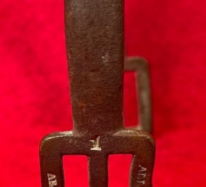 Federal US Cavalry Spur - Marked "Allegheny Arsenal" and "1"