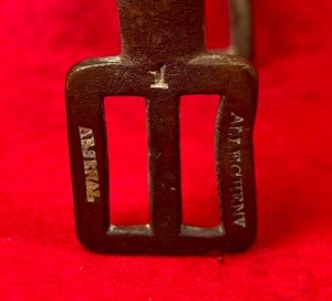 Federal US Cavalry Spur - Marked "Allegheny Arsenal" and "1"