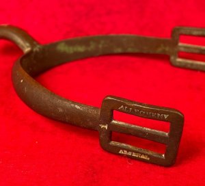 Federal US Cavalry Spur - Marked "Allegheny Arsenal" and "1"