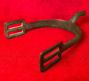 Federal US Cavalry Spur - Marked "Allegheny Arsenal" and "2"