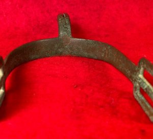 Federal US Cavalry Spur - Marked "Allegheny Arsenal" and "2"