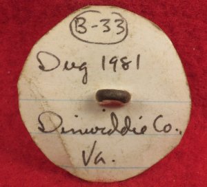 Flat Button - Dinwiddie County, VA