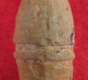 Carved Confederate .58 Caliber Gardner Bullet
