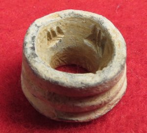 Carved Three Ring Bullet Portion