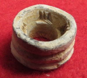 Carved Three Ring Bullet Portion