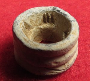 Carved Three Ring Bullet Portion