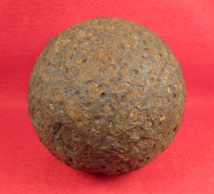 12 Pounder Solid Shot Cannonball