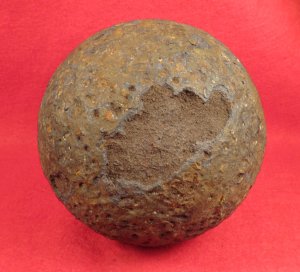 12 Pounder Solid Shot Cannonball