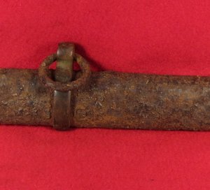 Confederate Saber & Scabbard Remains