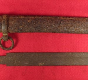 Confederate Saber & Scabbard Remains