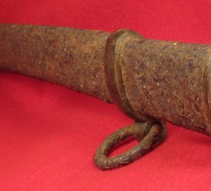 Confederate Saber & Scabbard Remains