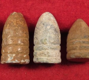 Five Excavated Marked Bullets