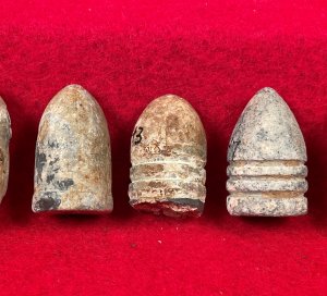 Five Excavated Marked Bullets