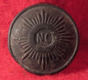 North Carolina Sunburst Button - Rare NC 14